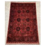 4.3 x 6.9 Afghan Tribal Hand Knotted Wool Rug