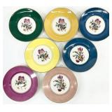 7 Richard Ginori Plates, Italy