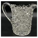 Fostoria Sawtooth Glass Pitcher