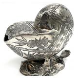Victorian Silver Plated Nautilus Shell Spoon