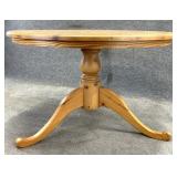 48in Pine Pedestal Table