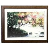 Z.L. Feng Abstract Landscape Watercolor Art Print
