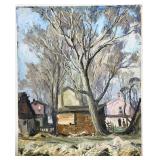William A. Drake (1891-1979) Oil On Board Painting
