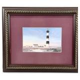 NC Cape Lookout Lighthouse Framed Art