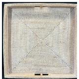 21in Square Woven Tray