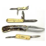 4 Vintage Pocket Knives