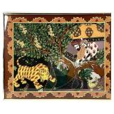 Diana Bennett S/N Tiger Hunt Lithograph Art