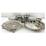 Vintage Silver Plate Serving Dishes & More