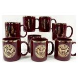 8pc Cosmos Club, Washington DC Mugs