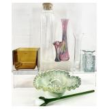 Art Glass Vases, Bowl & More