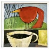 Tim Nyberg, Coffee & Red Bird Art Print