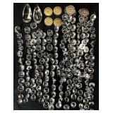 Antique / Vtg Crystal Chandelier Bead Chains