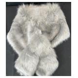 Faux Fur Shawl, Size Med.