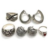 Sterling Silver Jewelry Group