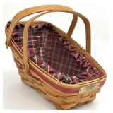 Vintage Longaberger Yuletide Traditions Basket