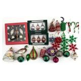 Asst Glass Christmas Ornaments & More