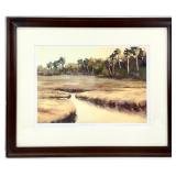 S/N Florida Marshlands Art Print