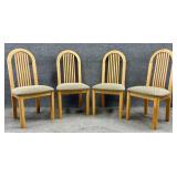 Set of 4 Dome Top Canadian Dining Chairs