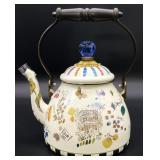 NEW MacKenzie Childs Sketchbook Tea Kettle