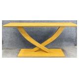 Natural Finish Modern Console Table
