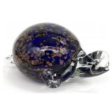 Art Glass Turtle Sculpture