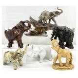 Group Elephant Figurines