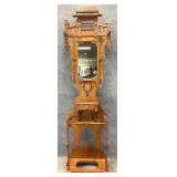 Antique Victorian Eastlake Walnut Hall Tree