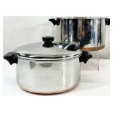2 Revere Ware Stock Pots