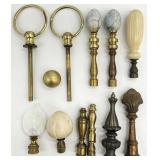 Group Vintage Lamp Finials