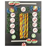 Group Art Glass Candies