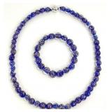 Firefly Glow In Dark Glass Bead Necklace &