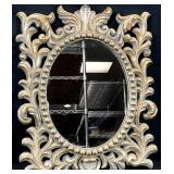 Small Ornate Wall Hanging Mirror