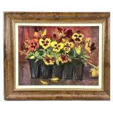 Richard Oversmith Original Floral Still Life