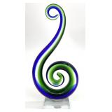 Swirl Art Glass Sculpture