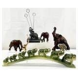 Group Elephant Figurines