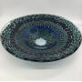 Stephen Rolfe Powell Signed Glass Art Bowl