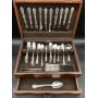 112pc Alvin Chateau Rose Flatware 107.7 troy oz