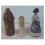3 Deco En Poterie 8" - 8" - 6"
