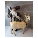 Deco Noel Renne Et Pere Noel