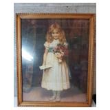 Cadre Litho Jeune Filles 22 x 18"