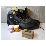 Bottes Ski De Fond Salomon + Cire Gr. 10