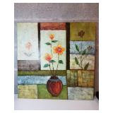Cadre Arcylique Sur Canevas Signé 23 x 23"