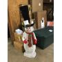 OUTDOOR LIGHTED SNOWMAN