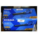 kobalt 40v leaf blower