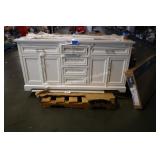 72ï¿½ vanity w top front drawer damage