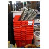10 do it best totes w lids -used