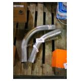 2 steel pipes