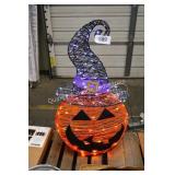lighted pumpkin