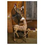 lighted gold deer