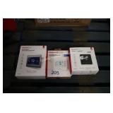 3 honeywell thermostats